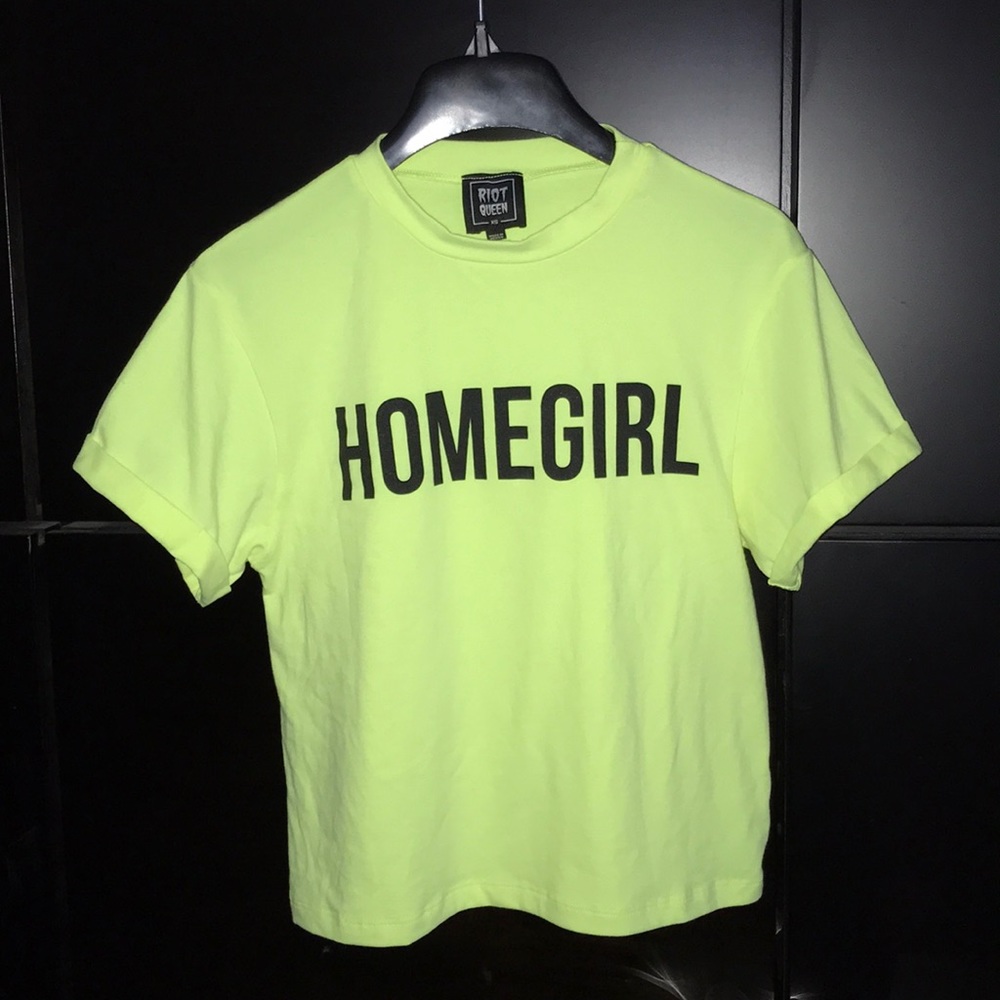 Neon tee shirt short sleeve